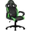 Игровое кресло Aerocool AC60C AIR-BG , черно-зеленое, до 100кг, ШxГxВ : 65x74x113/120 см, газлифт 80 мм, механизм "бабочка" (4713105957761)