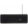 Клавиатура с подсв. Gembird KB-200L, USB, черн, 104кл, подсвет белая, каб 1.45м