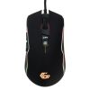 Мышь игровая Gembird MG-700, USB,черн, чип Avago, 2500DPI, 7кн, подсвет 16млн цв, ПО, каб ткан 1.7м