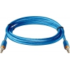 Кабель AUDIO 3.5MM 1.2M BLUE JACK M- JACK M 87512 DEFENDER