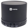 Портативная колонка HARPER PS-012 Black 3 Вт / 120 - 16000 Гц / Bluetooth 3.0 / microSD (H00001849)