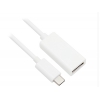 Кабель-адаптер USB 3.1 Type-Cm --> DP(f) 3840x2160@30Hz, 10Gbps , 0,15m VCOM <CU422>