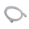 Кабель HDMI 19M/M ver 2.0, 1.8М, белый  Aopen <ACG711W-1.8M>