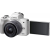 2681C012 Фотоаппарат Canon EOS M50 белый 24.1Mpix 3" 4K WiFi 15-45  IS STM LP-E12