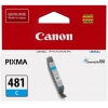 Чернильница Canon CLI-481C Cyan  для  Pixma  TR7540/TR8540/TS6140/TS8140/TS9140