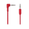 Кабель Belsis BL1112 Jack 3.5 mm г-образная вилка <--> Jack 3.5 вилка, красный, стерео-аудио, 1 м.