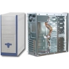 Miditower <5005438/5005161> Step Neo Ivory-Blue  ATX  350W (24+4пин)