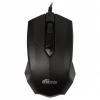 Мышь RITMIX ROM-202 BLACK, 1000DPI, 2 кнопки+колесо прокрутки, USB, длина провода 120 см