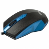 Мышь RITMIX ROM-202 BLUE, 1000DPI, 2 кнопки+колесо прокрутки, USB, длина провода 120 см