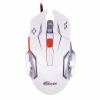 Мышь RITMIX ROM-355 White Игровой дизайн, проводн., USB, 800/1200/1600/2400 dpi, 5 кн.+ колесо, длина кабеля 150 см, длина мыши 126 мм, подарочная упа