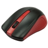 Мышь беспроводная  RITMIX RMW-555 BLACK/RED, 1000DPI,  Кн.: 3+1 колесо - кнопка. Радиус действия: 8 - 10 м. Источник питания: 2 AA (не входят)