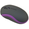 Мышь проводная Ritmix ROM-111 BLACK/PURPLE, 1000DPI, 2 кнопки+колесо прокрутки, USB, длина провода 120 см, чёрный пурпурный
