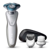 Бритва Philips S7530/50 Series 7000, роторная, сухое/влажное, аккум. на 50 мин, 3 плавающие головки, триммер, водонепроницаемый корпус, белый/серый