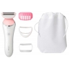 Эпилятор Philips BRL140/00 SatinShave Advanced, плавающая головка, набор насадок, использование с применением пены, влажная очистка, белый