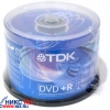 DVD+R Disc TDK   4.7Gb  16x  <уп. 50  шт>  на  шпинделе
