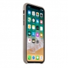 MQT92ZM/A Apple iPhone X Leather  Case  -  Taupe