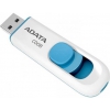 Внешний накопитель 16GB USB Drive ADATA USB 2.0 C008 бело-синяя выдвижная AC008-16G-RWE