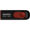 Внешний накопитель 16GB USB Drive ADATA USB 2.0 C008 черно-красная выдвижная AC008-16G-RKD