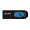Внешний накопитель 16GB USB Drive ADATA USB 3.1 UV128 черно-синяя выдвижная AUV128-16G-RBE