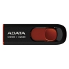 Внешний накопитель 32GB USB Drive ADATA USB 2.0 C008 черно-красная выдвижная AC008-32G-RKD