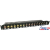 Patch Panel 19" 1U, 16 port RJ-45, Keystone, Exalan+ <EX03-996> малая глубина