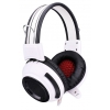 Гарнитура Oklick HS-G300 белый/черный 2.5м мониторы (AH-V1W) (361558)