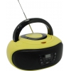 Hyundai <H-PCD300 Yellow> Аудиомагнитола (2x2W, CD,  USB, FM)
