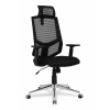 Кресло офисное COLLEGE HLC-1500F-1D-2 Черный, сетчатый акрил,120 кг, крестовина хром,твердые подлокотники,высота спинки 42см, (ШxГxВ), см 66x59x98-108 (00-00116936)