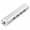 Концентратор USB 3.0 Orico ARH4-U3 4 х USB 3.0 серебристый