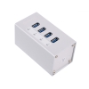 Концентратор USB Orico A3H4 (серебристый) USB 3.0 x 4 (A3H4-SV)