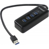 Концентратор USB Orico U3R1H4-BK4 порта USB 3.0 черный
