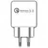 Зарядное устройство/адаптер питания USB от эл.сети ORIENT QC-12V1W,  Quick Charge 3.0, USB выход: 5В,3.0A или 9В,1.67А или 12В,1.25А, цвет Белый