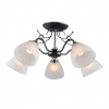 Люстра ASTOR E27X5X60W WENGE/CHROME 1120/5C J-LIGHT (4610019161027)