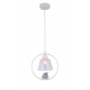 Подвес SELINA E27X1X40W WHITE Silver 1188/1P J-LIGHT (4610019161270)
