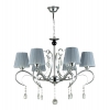 Люстра PIWY E27X6X60W CHROME Black 1250/6 J-LIGHT (4610019163861)
