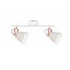 Спот TEO E27X2X60W WHITE/COPPER 1232/2A J-LIGHT (4610019161553)