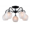 Люстра KATY E27X5X60W WENGE/CHROME 1251/5C J-LIGHT (4610019161829)