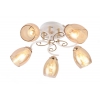 Люстра LOSSY E27X5X40W WHITE/GOLD 1116/5C J-LIGHT (4610019164448)