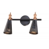 Спот CAROLINA E14X2X40W DARK GREY/BRONZE 1319/2A J-LIGHT (4610019162628)