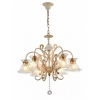 Люстра KLEO E14X6X60W WHITE/MATTE GOLD 1799/6 J-LIGHT (4610019164189)