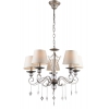Люстра MOLLY E14X5X40W NACRE 1101/5 J-LIGHT (4610019164158)