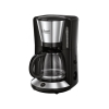 Кофеварка Russell Hobbs 24010-56, капельная, д/молотого, 1000Вт, 1.25л, автооткл, автоподогрев, противокапля, черный/серебристый