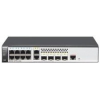 Коммутатор 8GE 2SFP 2DP S5720-12TP-LI-AC HUAWEI Коммутатор Huawei S5720-12TP-LI-AC (8xGE RJ45, 2xGE SFP, 2xGE Combo; F/S:27Ms/336Gbs; MAC:16k; Управление: L2+,full; IGMP/MLD snoop,Static,RIP,RIPng,OSPF; xSTP/ERPS, OAM, RRPP/SEP/Smart Link, DLDP, LACP; sFlow, QoS, ACL; iStack, SVF; ~PSU) [98010567]