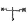 Кронштейн для мониторов Arm Media LCD-T04 black для 2-х 15"-32", max 2х7 кг, 6 ст свободы, наклон ±10°, поворот ±90°, выс. штан. 358 мм, VESA100x100мм (10222)