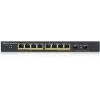 ZYXEL <GS1900-10HP> Управляемый коммутатор (8UTP 1000Mbps  PoE + 2SFP)