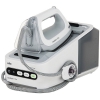 Утюг с парогенератором Braun IS 7055 WH, 2400Вт, подошва Saphir 3D Premium, подача пара 120г/мин, режим Эко, автооткл, противокапля, белый/серый (0128781623)