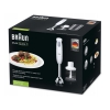 Блендер погружной Braun MQ 120 Pesto, 450Вт, мельничка, мерный стакан, белый (0X22111230)