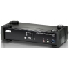 Переключатель KVM ATEN  CS1922-AT-G Переключатель, электрон., KVM+Audio+USB 3.0,  1 user USB+DP =>  2 cpu USB+DP, со шнурами DP 2x1.5м.+USB 2х1.8м., 3