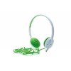 Наушники (гарнитура) HARPER HN-300 Green Проводные / Накладные с микрофоном / Белый-зеленый / 20 - 20000 Гц / 115 дБ / Двустороннее / miniJack 3.5 мм (H00001039)