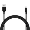 Кабель для зарядки и передачи данных Jet.A JA-DC14 1м черный (PVC, USB2.0/micro USB, 1A) (JA-DC14 Black)